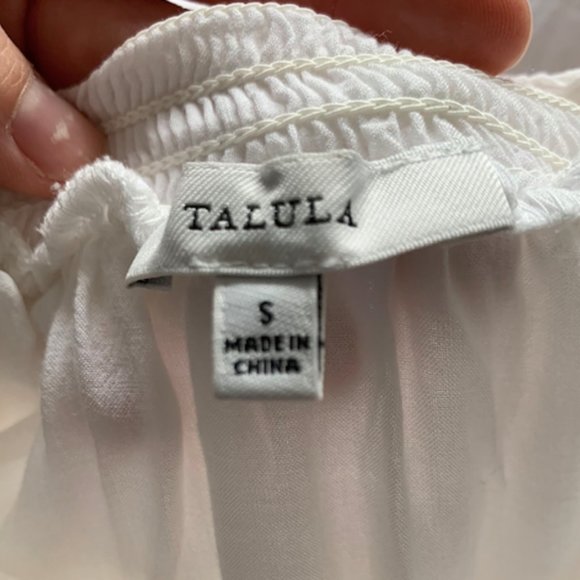 Aritzia Talula "Horatio" off-the-shoulder mini dress (size S) - Picture 4 of 4